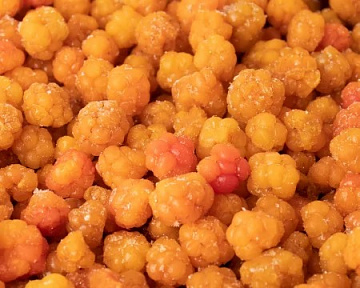 Фото Морошка в собственном соку (замороженная) ведро 1кг