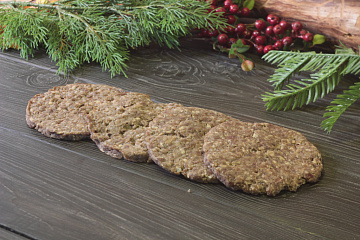 Фото Котлеты для бургера из лосятины / упак. 4 шт.