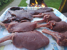 Стейк томагавк из лося