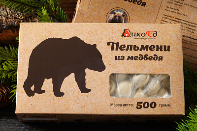 Превью Пельмени из медведя 500 г