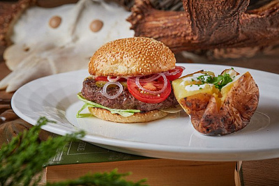 Превью Котлеты для бургера из северного оленя (упак. 4шт)