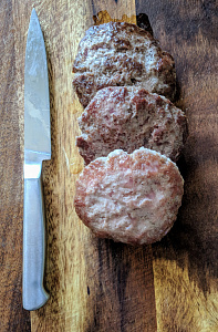 Превью Котлеты для бургера из лосятины (упак. 4шт)