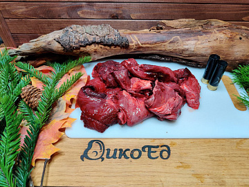 Фото Обрезь мяса лося для собак